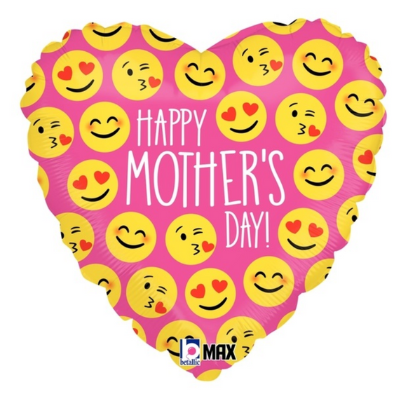 18" Max Float Balloon Emoji Mother's Day