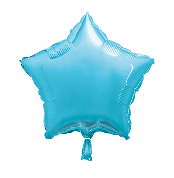 Blue Star Foil Balloon