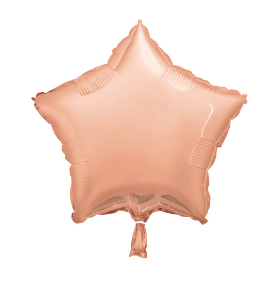 Rose Gold Star Foil Balloon