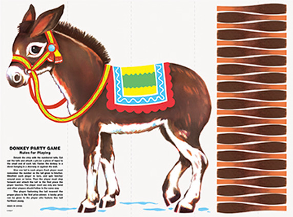 Pin The Tail On The Donkey Party Game