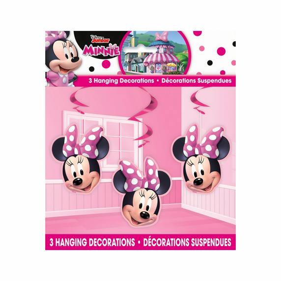 Disney Minnie Mouse swirl party décor