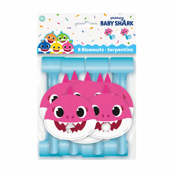 Baby Shark blowouts 8 count