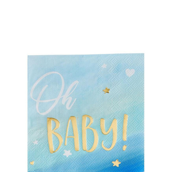 Oh Baby Beverage Napkins 16ct