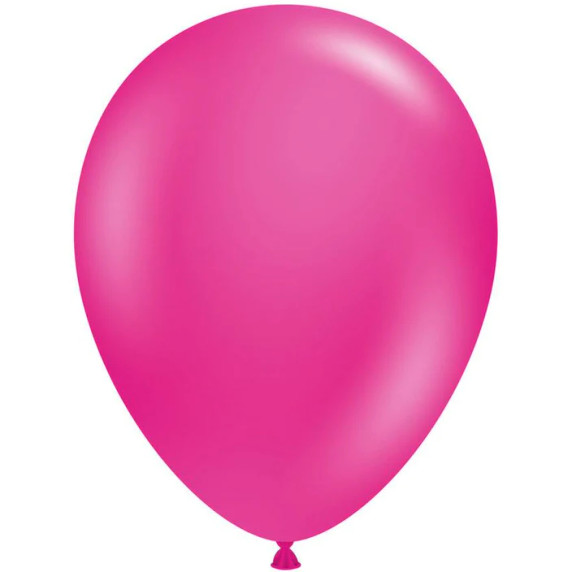 Tuftex 11'' Hot Pink Latex Balloons 100ct