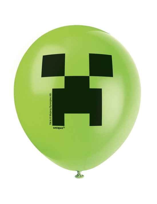 MineCraft Balloons 12'' (8ct)