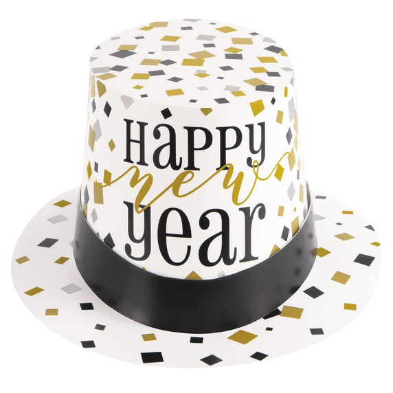 Black/Gold/Silver New Year Party Hat