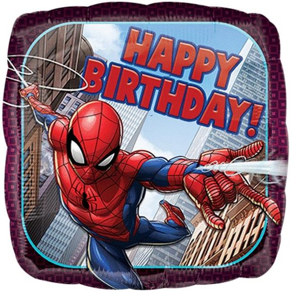 Spiderman Happy Birthday Balloon 18''