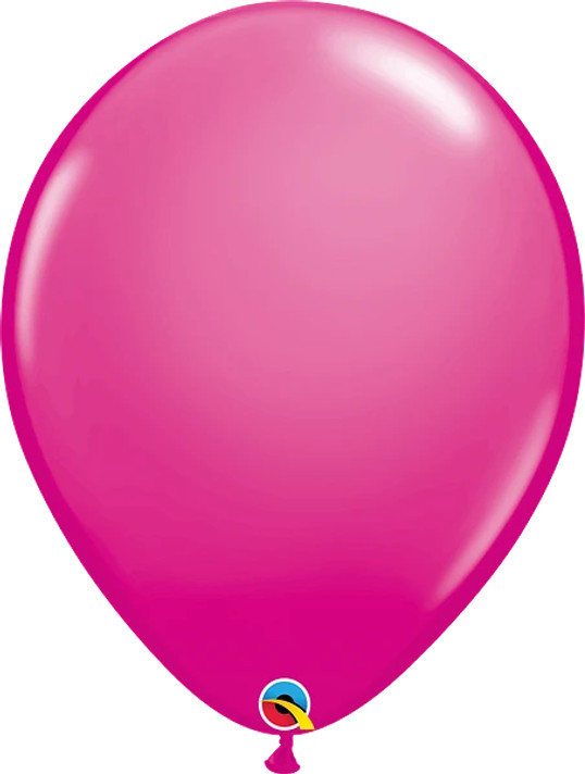 Add a Burst of Vibrance with 50 Round Wild Berry Latex Balloons - 16-inch Size