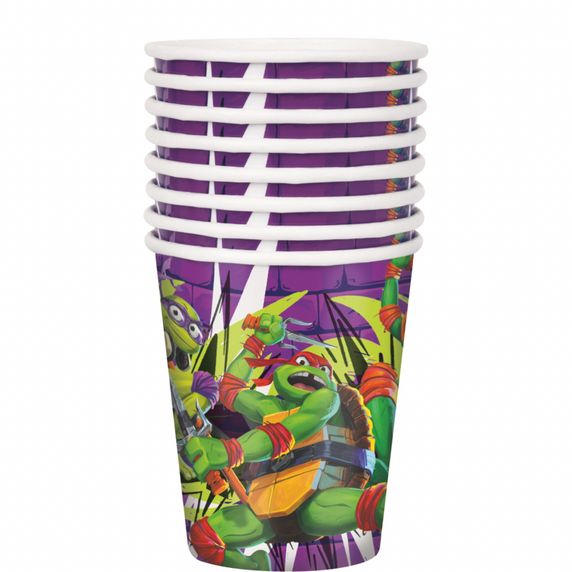 Ninja Turtle Paper Cups – 9 oz, 8 ct