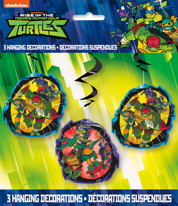 Transform Your Space: Ninja Turtles 3 Hanging Decorations - Bring Action and Adventure to Your Party