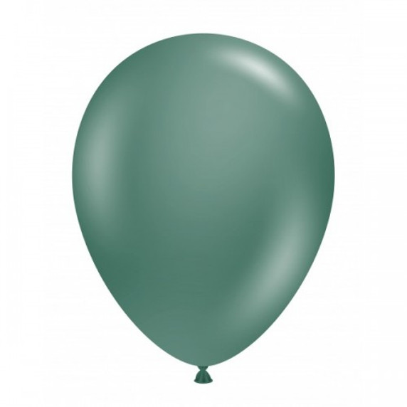 17" Evergreen Latex Balloons (50 ct)