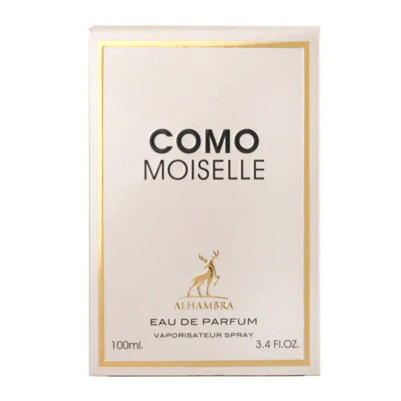 Elegant Como Moiselle eau de parfum for women in luxury packaging