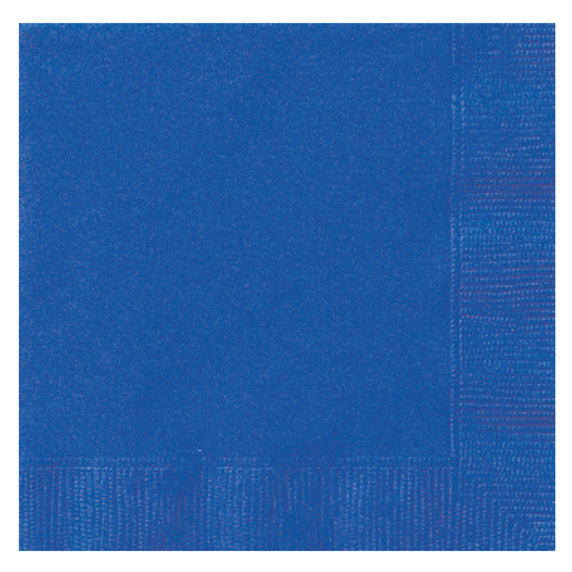 royal blue large paper napkins 20-count for party table setting