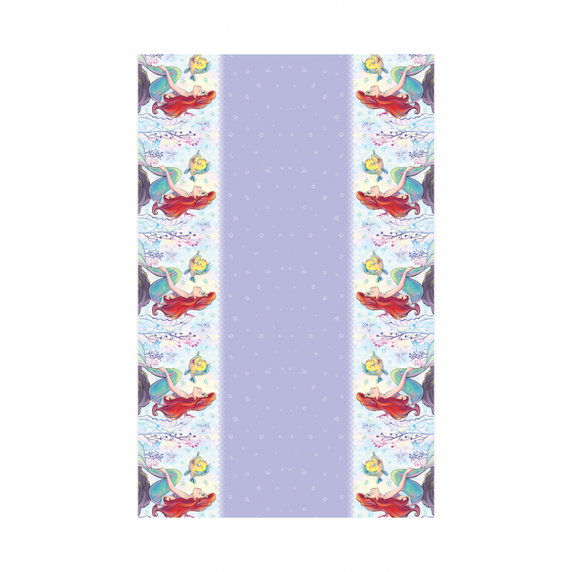 Rectangular Little Mermaid tablecover for parties