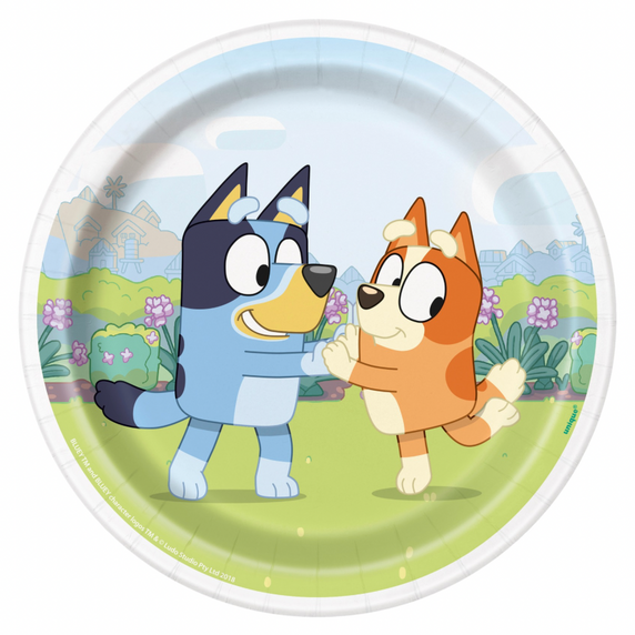 Bluey Dessert Paper Plates – 6.75 in, 8 ct