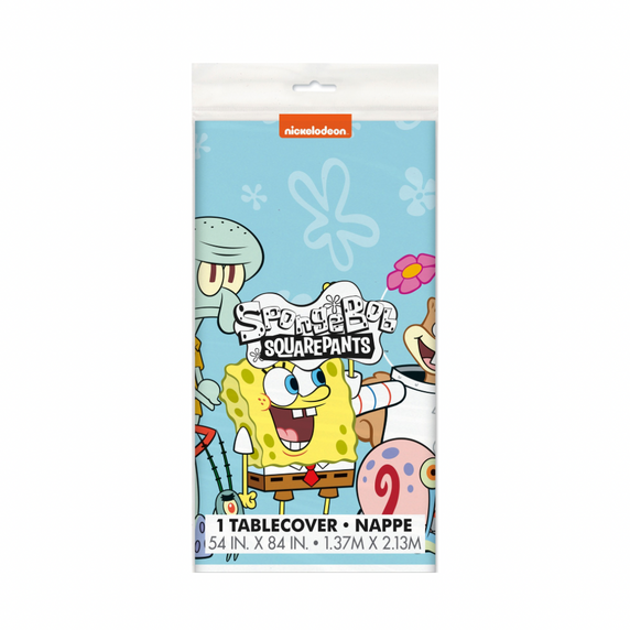 SpongeBob SquarePants plastic table cover 54 x 84
