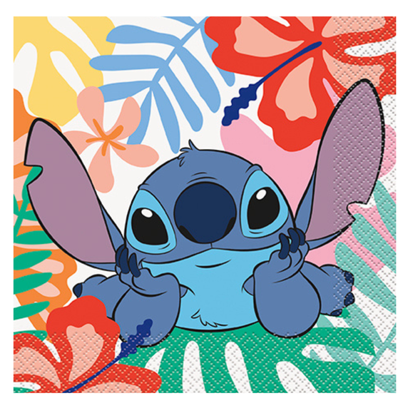 lilo & stitch large paper napkins 16-count