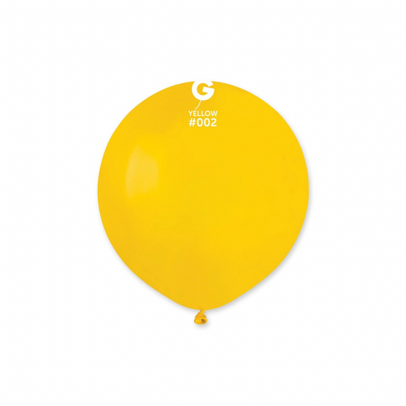 large yellow latex balloon #010 with bright color