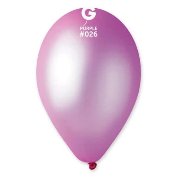 Gemar 12 Inch Neon Purple Latex Balloons – 50 Pack #095 Neon Collection