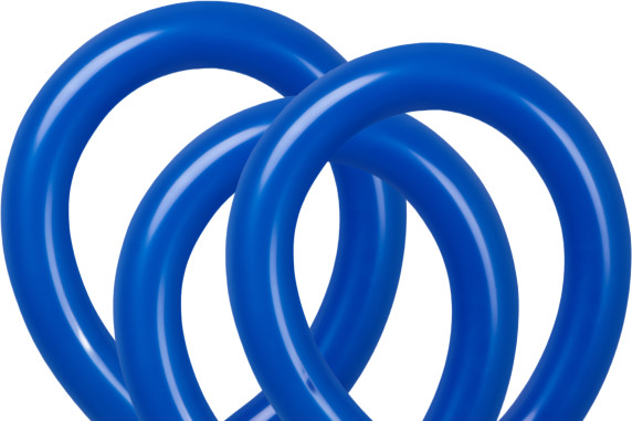 T260 Dark Blue Twisting Balloons – 50 Pack (Beads Up) Durable Latex Balloons for Balloon Art and Decorations