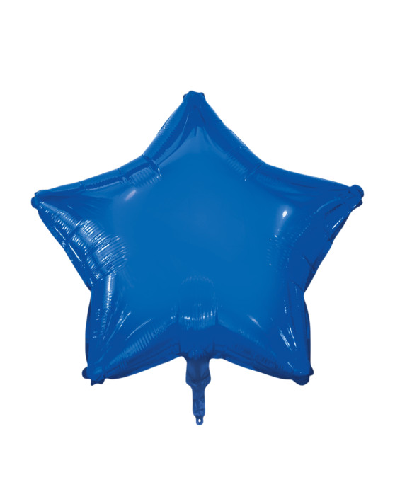 29-inch Blue Star Foil Balloon for Birthdays, Baby Showers, and Party Decorations