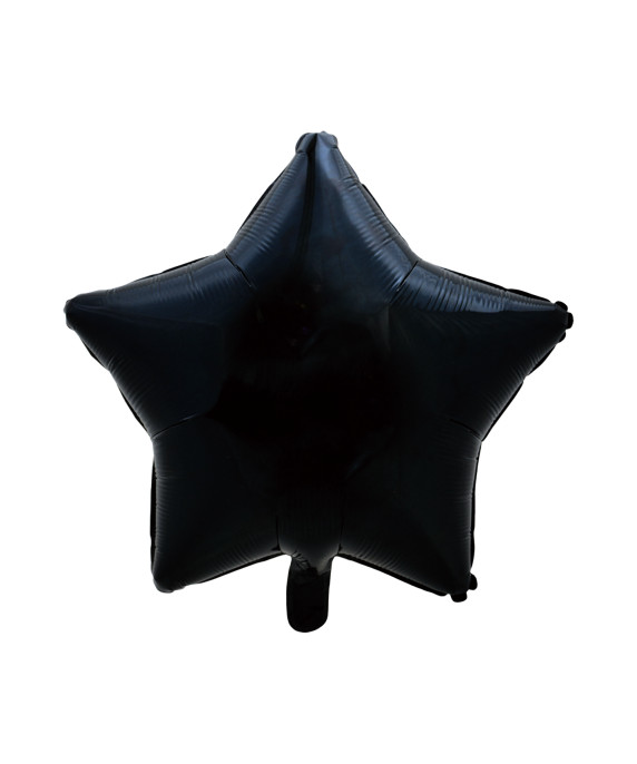 16-inch black star foil balloon for parties and celebrations 16-inch black star foil balloon for parties and celebrations