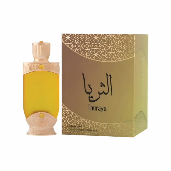Hamidi Thuraya Concentrated Perfume Oil 20mL Unisex Alcohol-Free Halal Attar Bottle