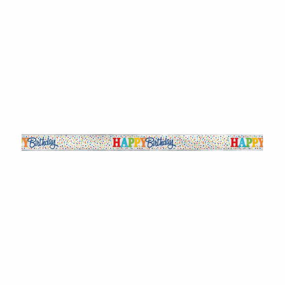 12 foot rainbow party banner decoration