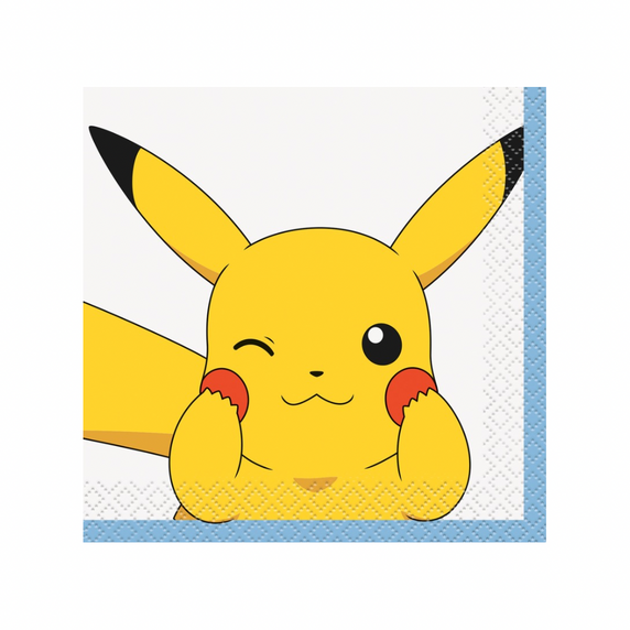 Pokémon themed party lunch napkins