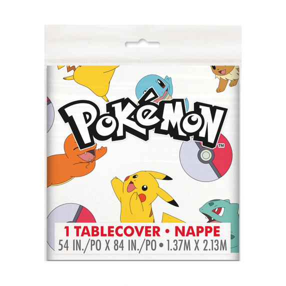 Pokémon Plastic Table Cover – 54 x 84 in