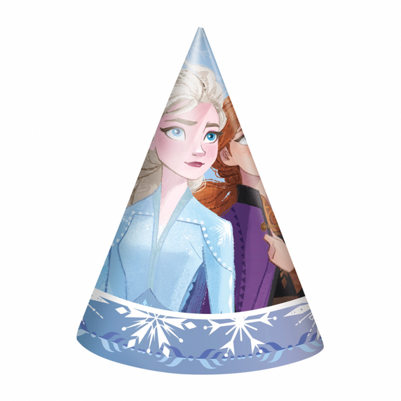 Frozen themed party hats for kids