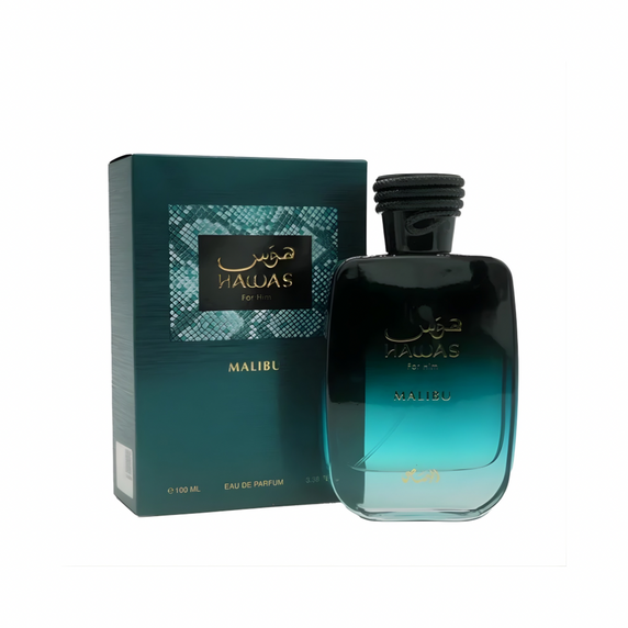 Hawas Malibu 3.38 fl oz fragrance bottle