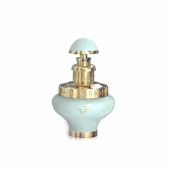 Front view of Juman Exclusive fragrance packaging