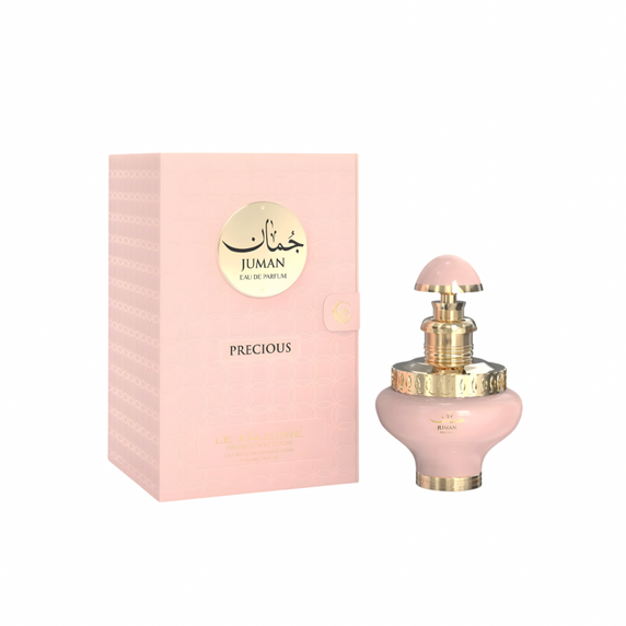 Front view of Juman Precious fragrance packaging