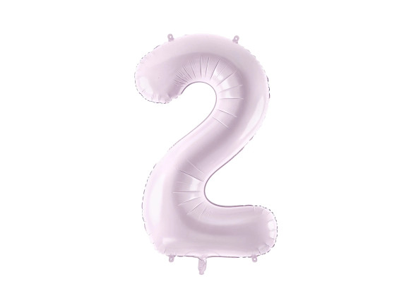 Pastel Lilac Number 2 Foil Balloon 72cm – PartyDeco Party Decoration