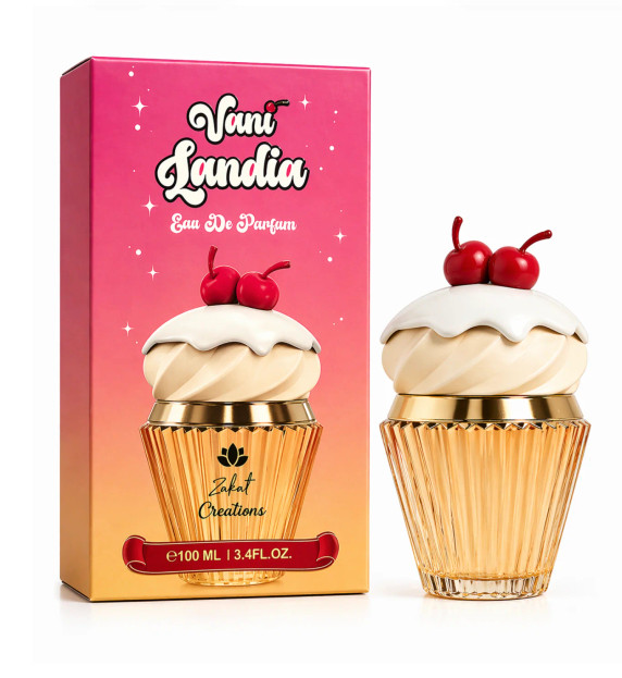 Zakat Creations Vani Sandia Eau de Parfum 3.4 oz Bottle for Women Sweet Watermelon Vanilla Fragrance