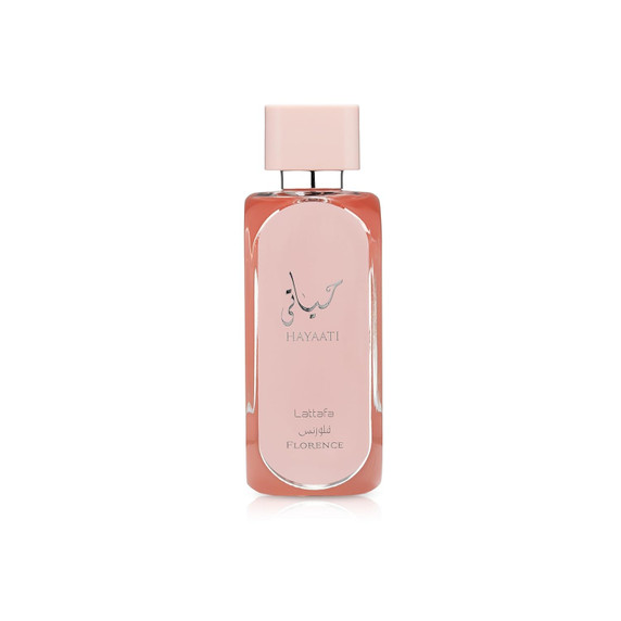 Lattafa Hayaati Florence Eau de Parfum 100ml Blush Pink Bottle for Women