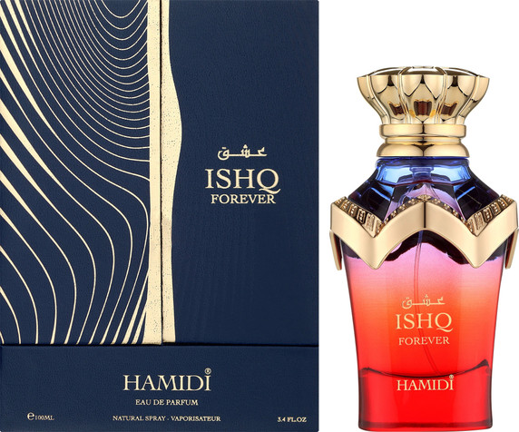 Ishq Forever by Hamidi EDP Spray 3.4 oz Almond Vanilla Peony Scent