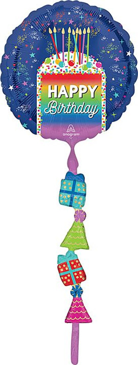 Blue’s Clues character balloon for a children’s birthday party, approximately 24 by 25 inches