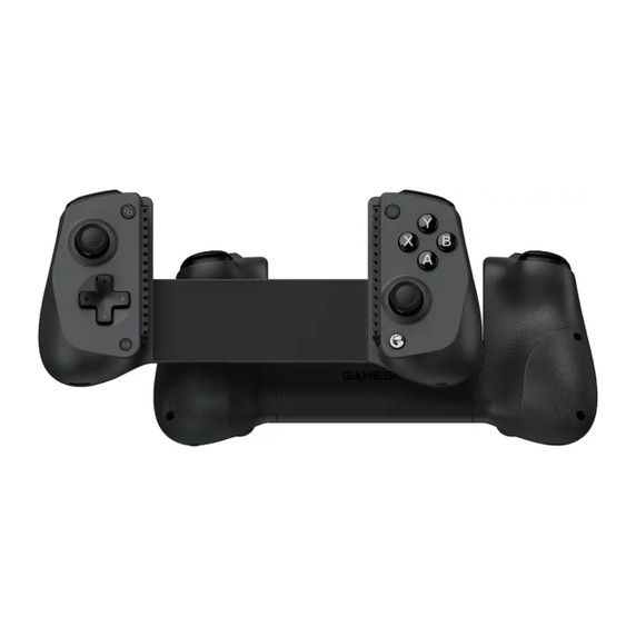 GameSir X5s wireless mobile controller mounted around a tablet running GameHub