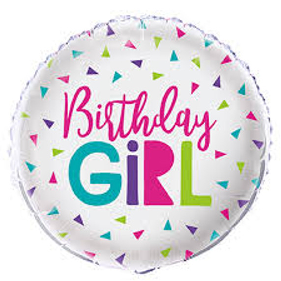 Birthday Girl Foil Balloons