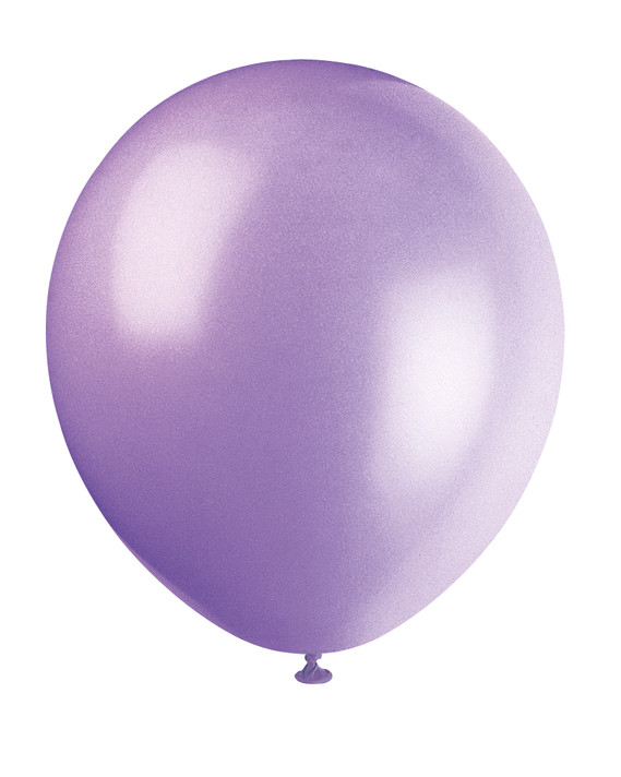 Helium Quality Spring Lavender Latex Balloons - 12" (30.4 cm) - Pack of 10