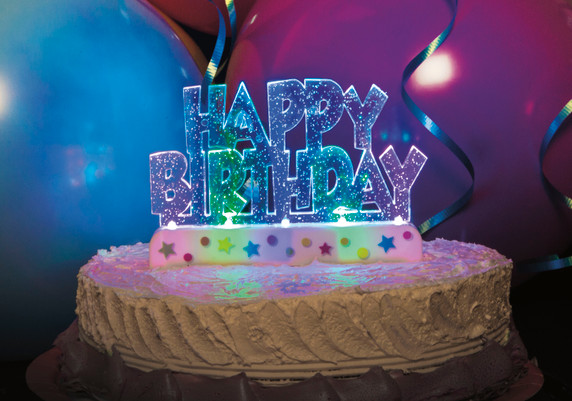 Happy Birthday Flashing Decoration