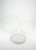 Ensemble d'assiettes 7 pièces en verre  Gold Rim (GC- GOBLEN)