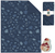 TISSE ENS. DE TAPIS POUR VAISELLE ET EPONGE RÉCOLTE BLEU 99741.2Z.02