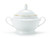 Soupeière 3000CC _Porcelaine fine _  ligne dorée