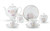 Ensemble de Café, Thé/ Café au lait en Porcelaine Fine _ 35 PIÈCES _ ROYAL ROSE
