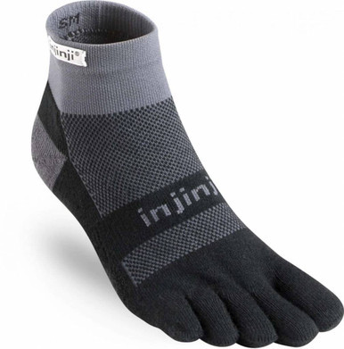 Run Midweight Mini-Crew Coolmax Black/Gray