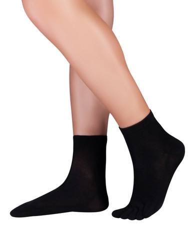 Dr. Foot Silver Protect Short Black, katoen