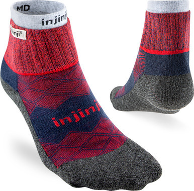 Mens Liner+Runner Mini-Crew Coolmax Brick